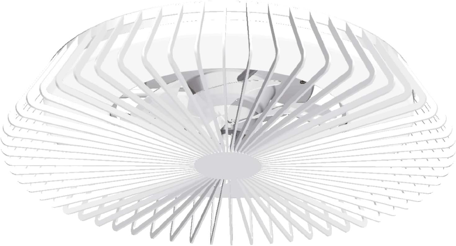 Plafón Ventilador LED HIMALAYA Mantra Blanco con Mando: Amazon.es ...