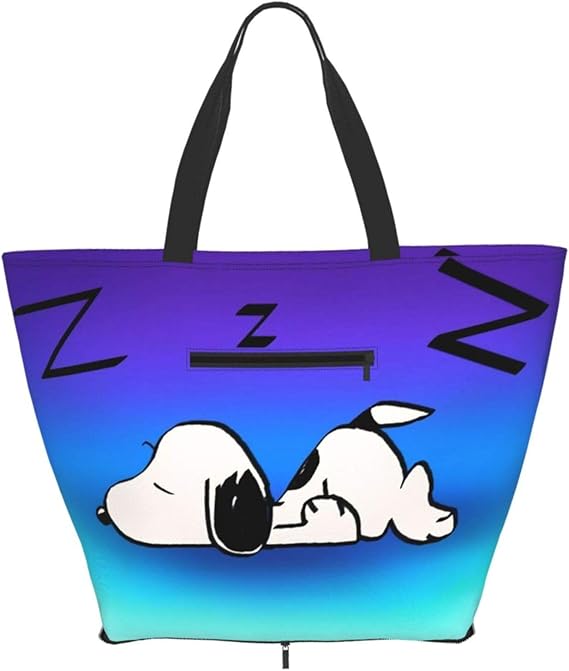 Amazon スヌーピー Snoopy エコバッグ 買い物バッグ 折りたたみ ショッピングバッグ 収納ケース 大容量 ガーメントバッグ トートバッグ コンパクトバッグ 軽量 レジバッグ マイバッグ 旅行 肩から提げれる 洗える 人気 エコバッグ 買い物バッグ