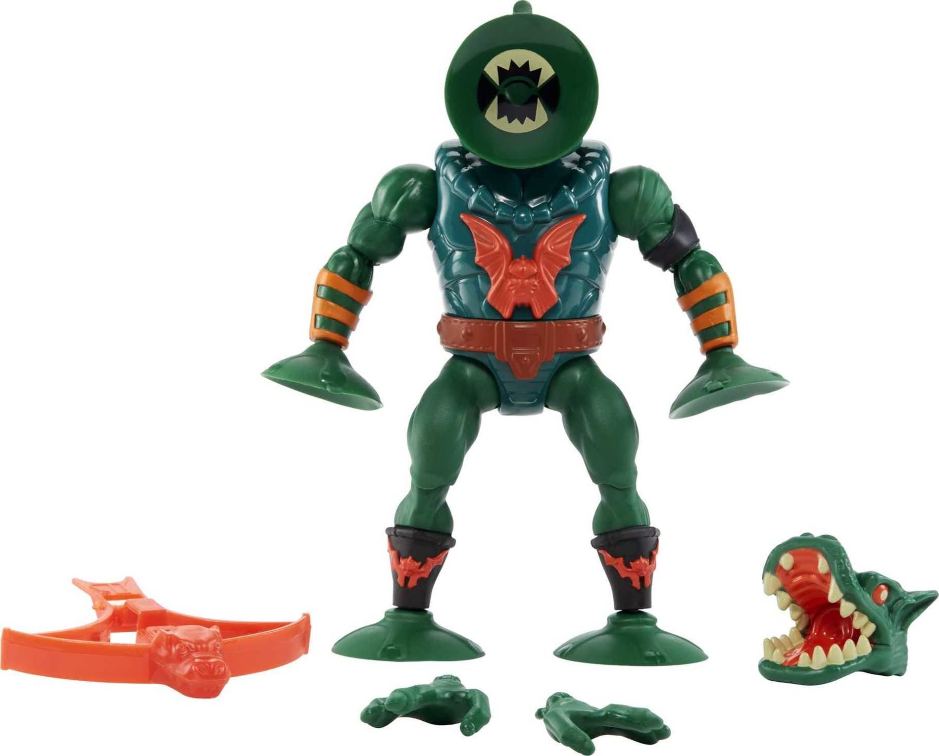 Masters of the Universe Origins Leech Action Figure with Accessories, 5.5 In MOTU Collectible Toy with Accessories