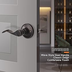 KNOBWELL Front Door Handle, Single Cylinder Front
