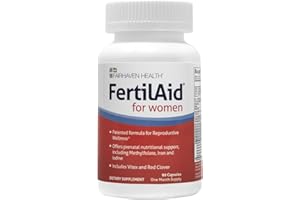 FAIRHAVEN HEALTH FertilAid for Women: Female Fertility Supplement, Natural Fertility Vitamin with Vitex, Support Cycle Regularity and Ovulation