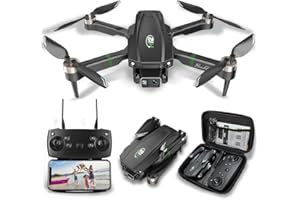 Drones for Adults with Cameras 4K, 2 Batteries Foldable 4K Mini Drone with Camera RC Quadcopter, Altitude Hold, One Key Take 