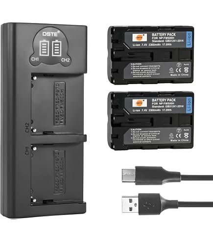 Vhbw Ersatzakku Für Sony Alpha Kameras (SLT-A65V, A58 Etc.), 1200mAh, 7,2V, Kompatibel Mit NP-FM500H