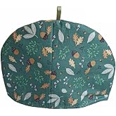 KABAKE Vintage Tea Cozies, Nature Cotton Tea Pot Warmer, Teapot Dust Proof Insulated Covers Tea Kettle Quilt for Kitchen Home Table Hotel Tea Party Restaurant