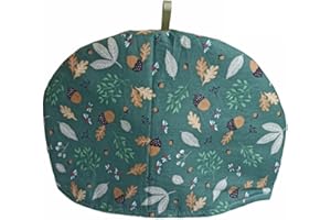 KABAKE Vintage Tea Cozies, Nature Cotton Tea Pot Warmer, Teapot Dust Proof Insulated Covers Tea Kettle Quilt for Kitchen Home Table Hotel Tea Party Restaurant