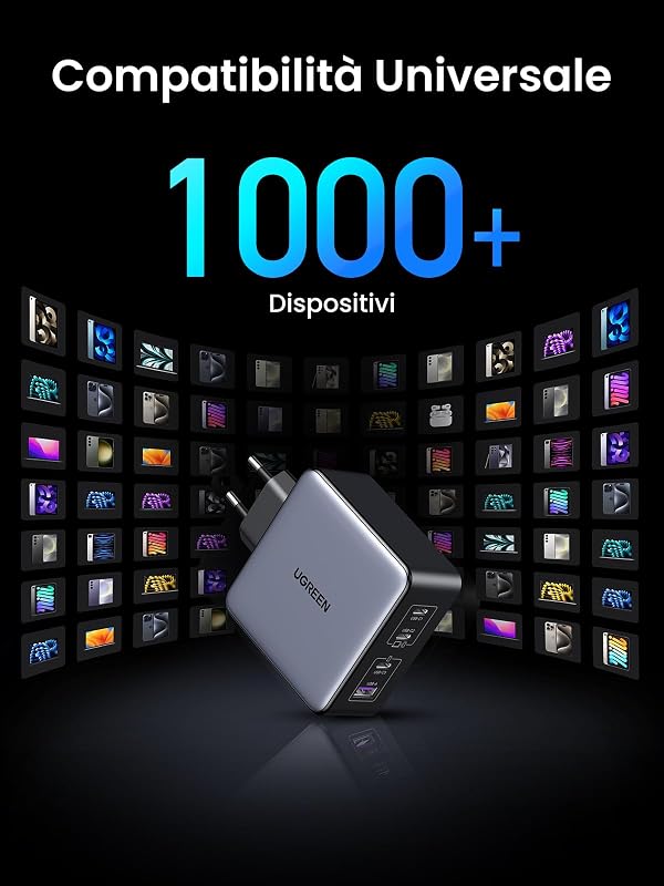 Nexode 160W Caricatore USB C GaNInfinity Caricabatteria PD 3.1