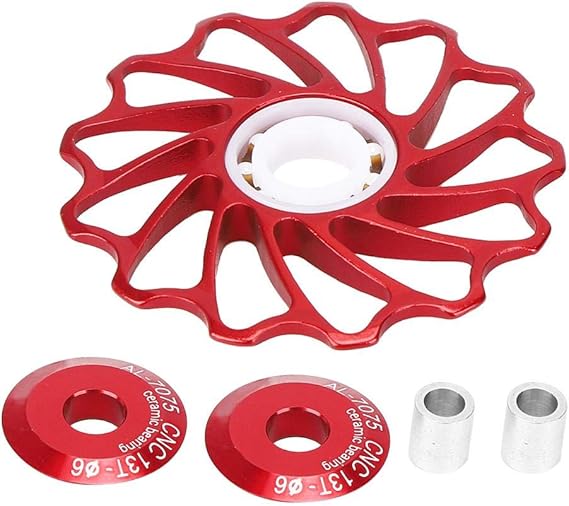 12T Fahrrad Umwerferrolle - Aluminium Mit Keramiklager Für Mountainbike