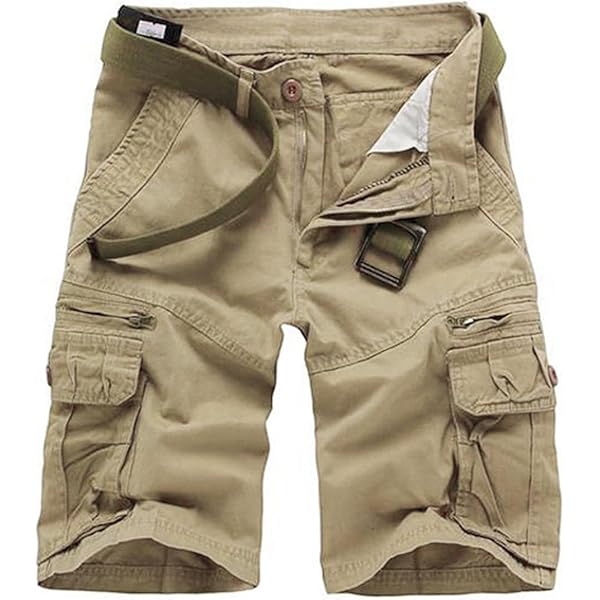 Erston Men's Lightweight Multi Pocket Casual Outdoor Twill