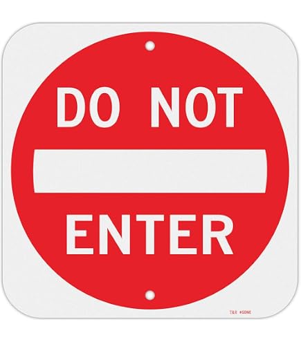 Faittoo "Exit Only Do Not Enter" Schild – Reflektierendes Aluminiumschild, 45,7x30,5 Cm, 2 Stück, Für Innen/außen