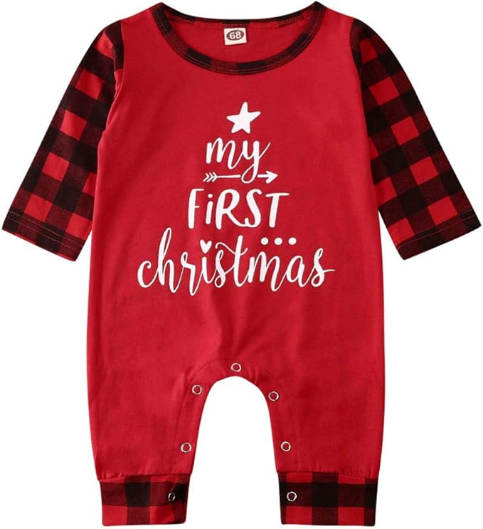 infant christmas romper