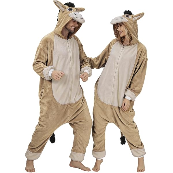 Amazon.com: DarkCom Onesie Christmas Pajamas Adult Animal