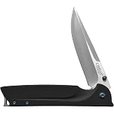 Camillus 19392 Keto Titanium Bonded 420 Stainless Steel Drop-Point Folding Knife with 3" Blade and Pocketclip, 8" Length
