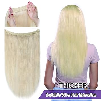 Amazon Com Sego Invisible Secret Double Wire Hair Extensions