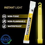 Cyalume SnapLight Yellow Glow Sticks 6 Inch 12 Hr Industrial Pack 10 view 5