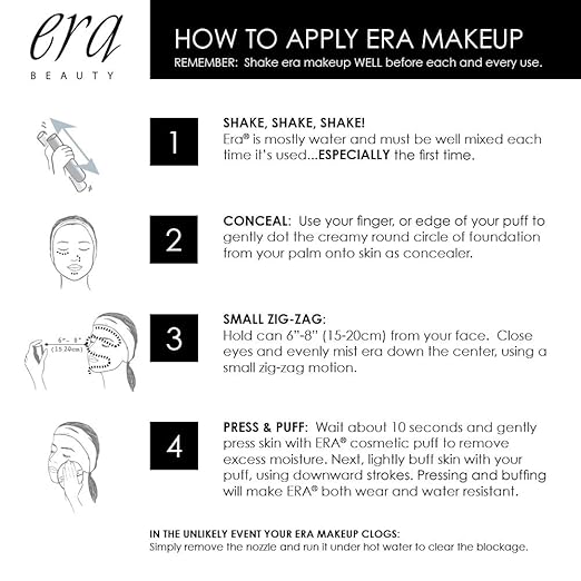 Era Everyday Aerobrush Foundation Makeup R2 Pale Ivory 2 25 Ounce Foundation Makeup Beauty Amazon Com Era Everyday Aerobrush Foundation Makeup R2 Pale Ivory 2 25 Ounce Foundation Makeup Beauty Amazon Com