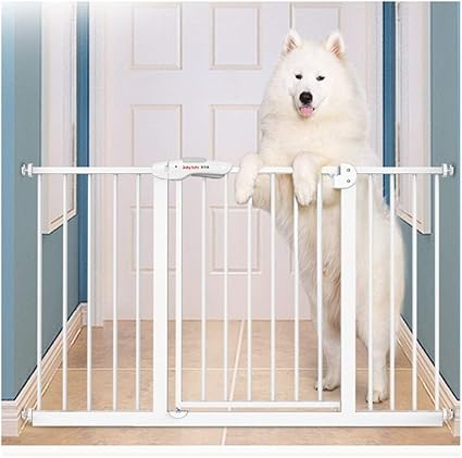 Metal Cloture Animaux Debout Libre Porte Bebe Barriere Securisee Interieure Pour Chien Garde Separation De Porte Securisee Interieure Escalier Balcon Salon Amazon Fr Sports Et Loisirs