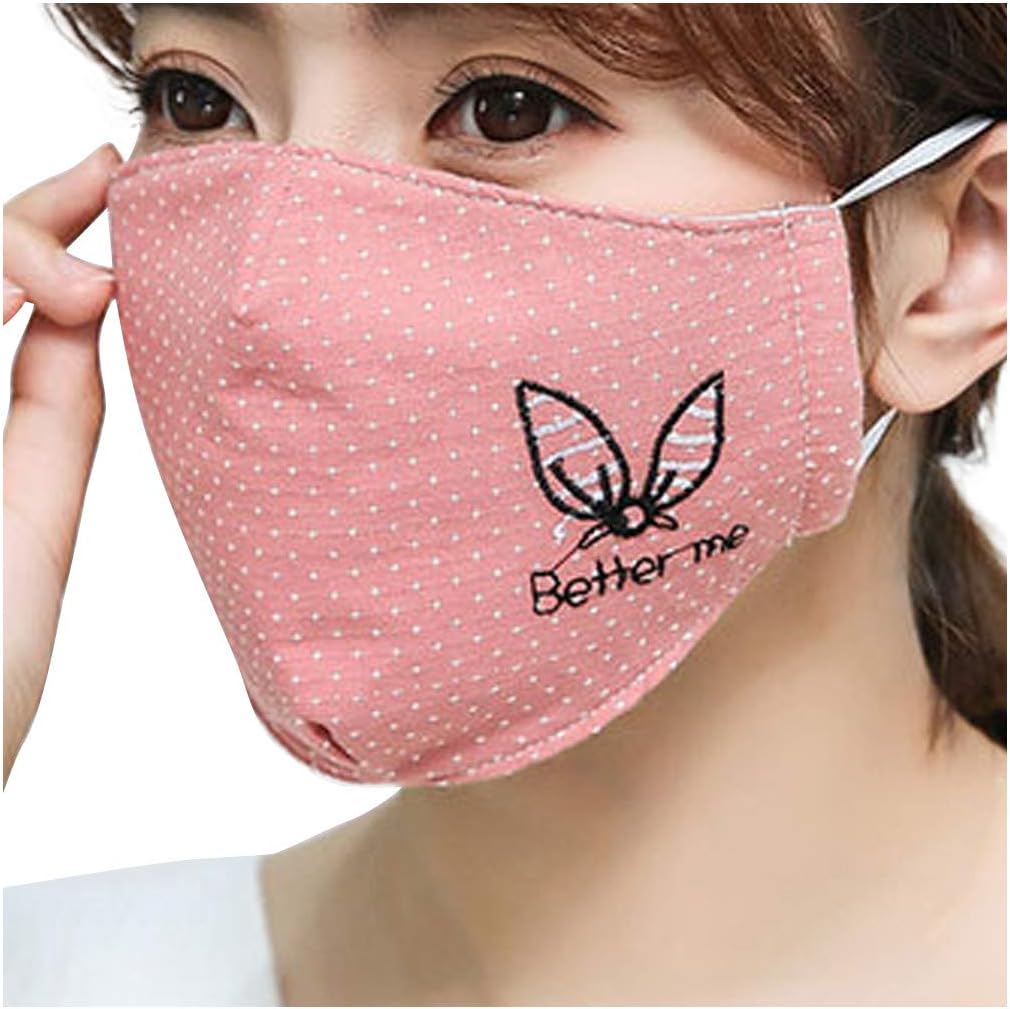 Redgiants Quick-Drying Breathable Cotton Face 𝐌𝐀𝐒𝐊s Másks Máscara, Unisex Windbreak Seamless Outdoor Riding Face Cover, Dustproof Reusable Washable Protection Facial Mouth Másk (Pink)
