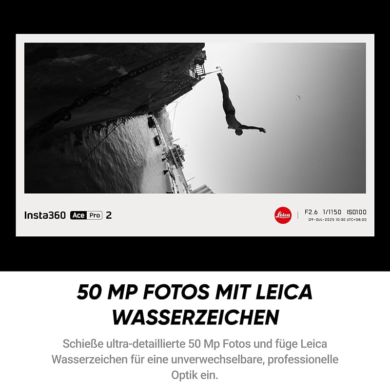 Ace Pro 2 Flash Print-Bundle - 8K Action-Cam mit Leica Objektiv