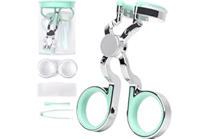 Jozaya Contacts Lens Helper - Portable Contact Lens Insertion Wearing Aids with Tweezers Remover Tool Solution Case (Green)