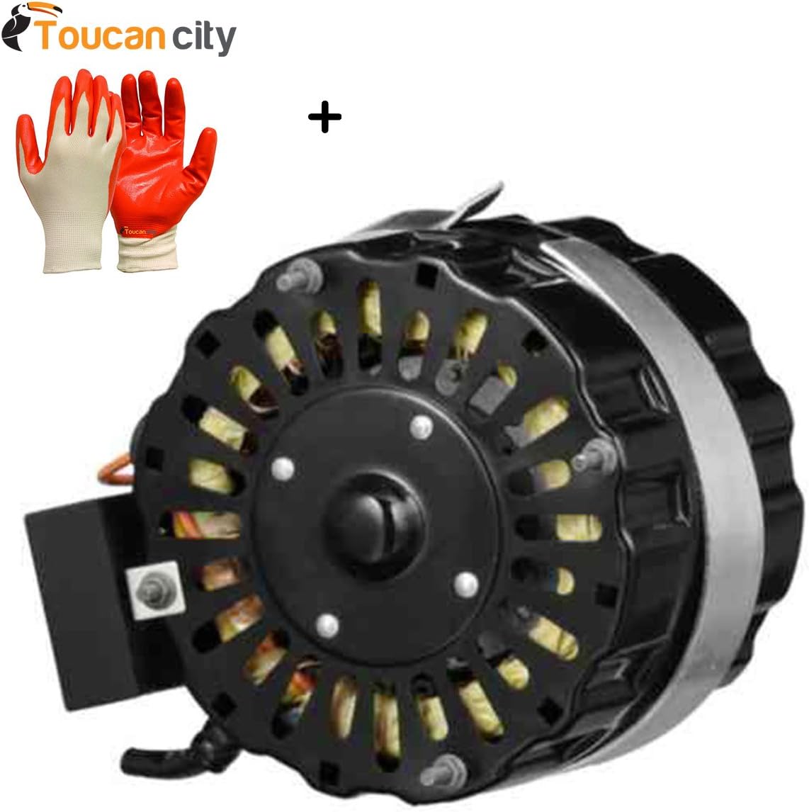 Toucan City Nitrile Dip Gloves and Master Flow Replacement Power Vent Motor for PR3 and PG3 Series Vents PVM115