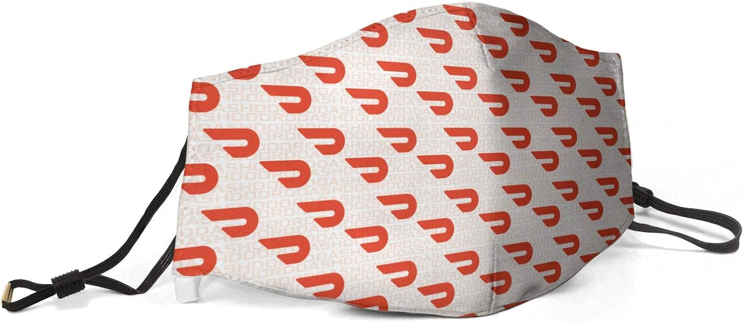 FANNERG Unisex Doordash-Food-delivery-Half Face Mouth-Muffle for Mens Womens Workout Anti-dust