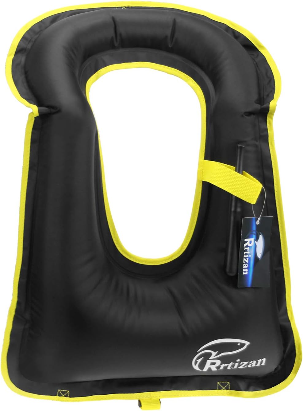 Rrtizan Adult Inflatable Snorkel Vest Portable Life Jacket for Swimming Safety