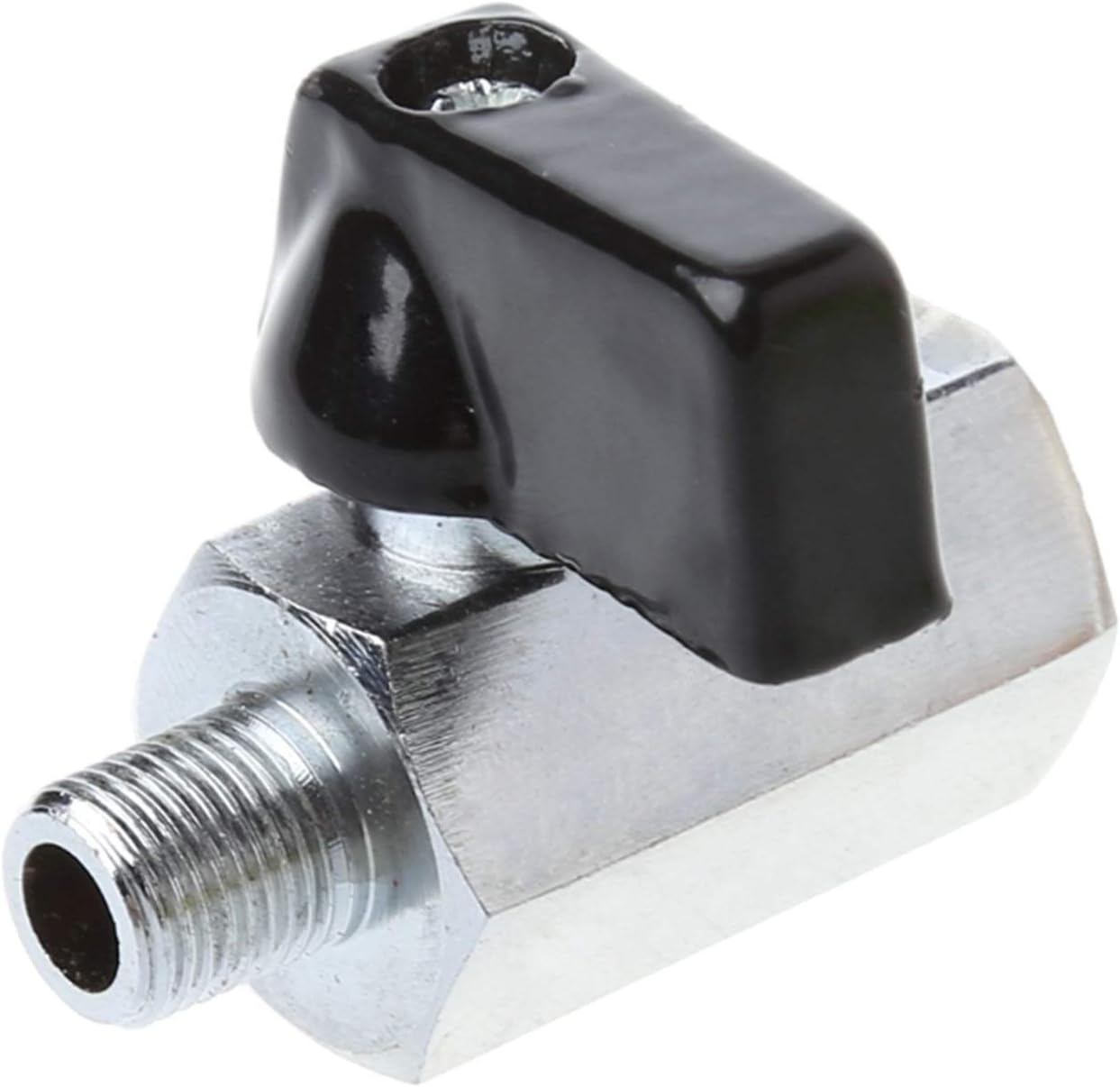 BYOLPMKK Brass Mini Ball Valve 1/8" BSP Male to Female Thread Air