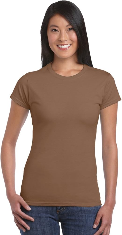 camiseta marron mujer