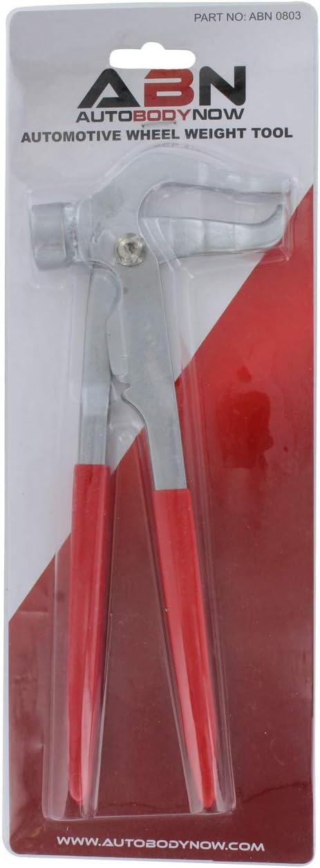 ABN Wheel Weight Pliers – Wheel Weight Hammer Tool Tire Balancing Weights Tire Weight Removal Tool: Automotive