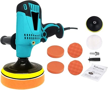Amazon 電動ポリッシャー 変速ポリッシャー 洗車用品 ポリッシャー 手軽い 大出力 研磨 艶出 ワックス作業 無段変速可能 小型 軽量タイプ 塗装面用 調整可能なd形ハンドル 最大回転数4s店も薦め 700w ブルー2 ポリッシャー