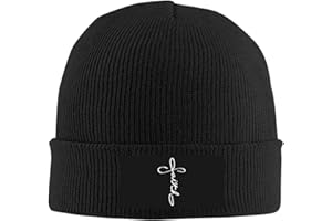 WETEYAFU Faith Cross Bible Psalm Christian Religious Verse Jesus Gifts Beanie Watch Hats Skullcap Fisherman Beanie for Women
