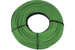 WarmlyYours Electric Radiant Heating, Deicing, Removal System, 85 Snow Melt Cable, 240V, 85.5 ft. (21.4 sq. ft.), Green