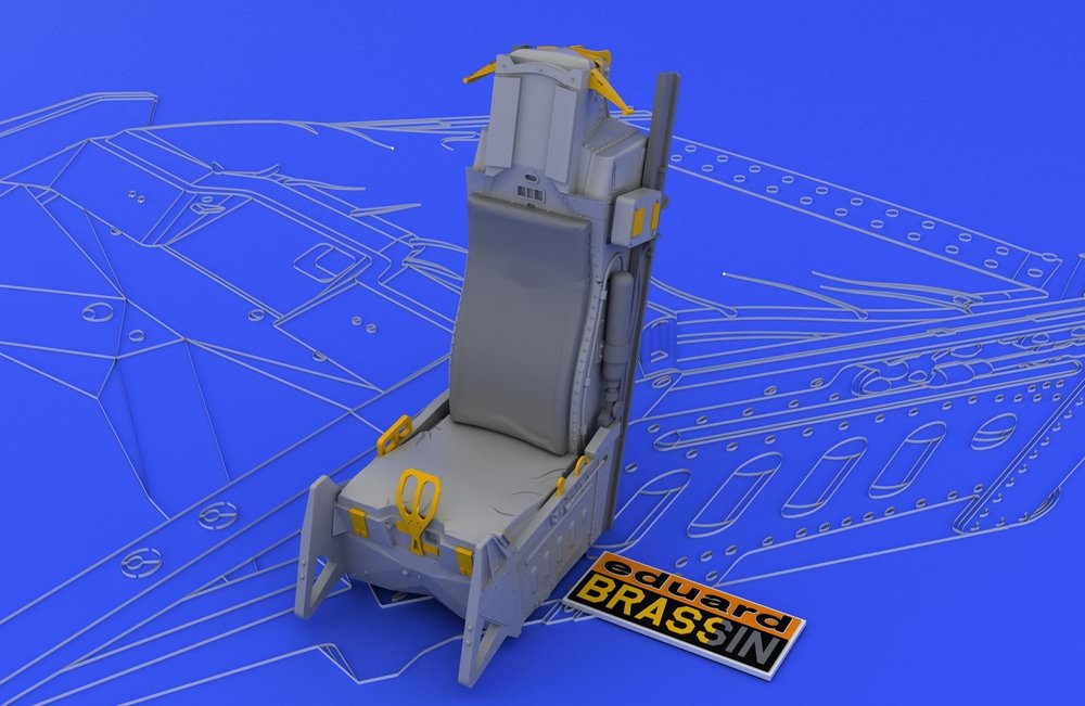 Eduard Brass 1:48 -F-16 Late Seat (Tamiya)