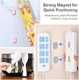 WALLFID Silicone Magnetic Remote Control Holder 2 Pack - Black view 4
