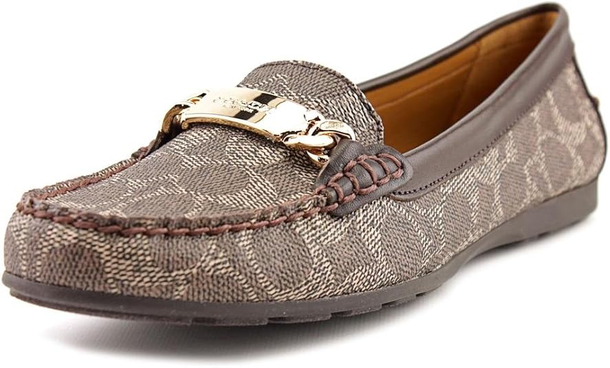 Coach Womens Olive Loafer Flat BlackBark