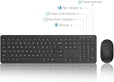 Seenda SK38 Wireless Keyboard and Mouse Set UK Layout Full Size Numeric Keypad view 5
