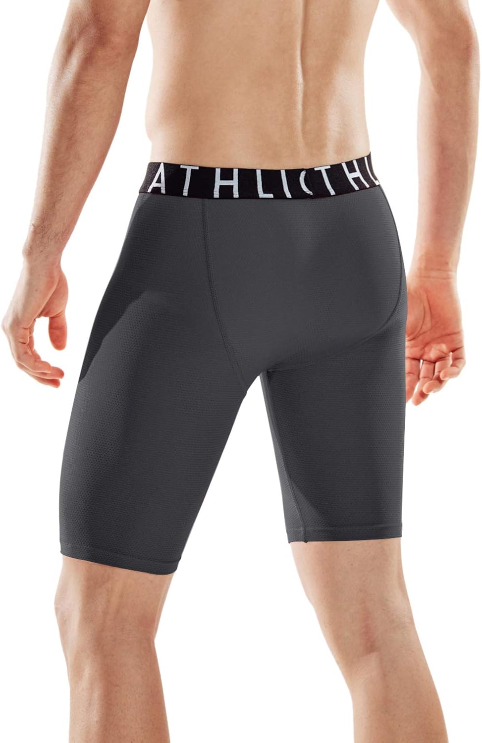 ATHLIO Men's (Pack of 3) Relaxed Stretch Open-Fly Cool Dry Brief Mesh Underwear Trunk: Clothing