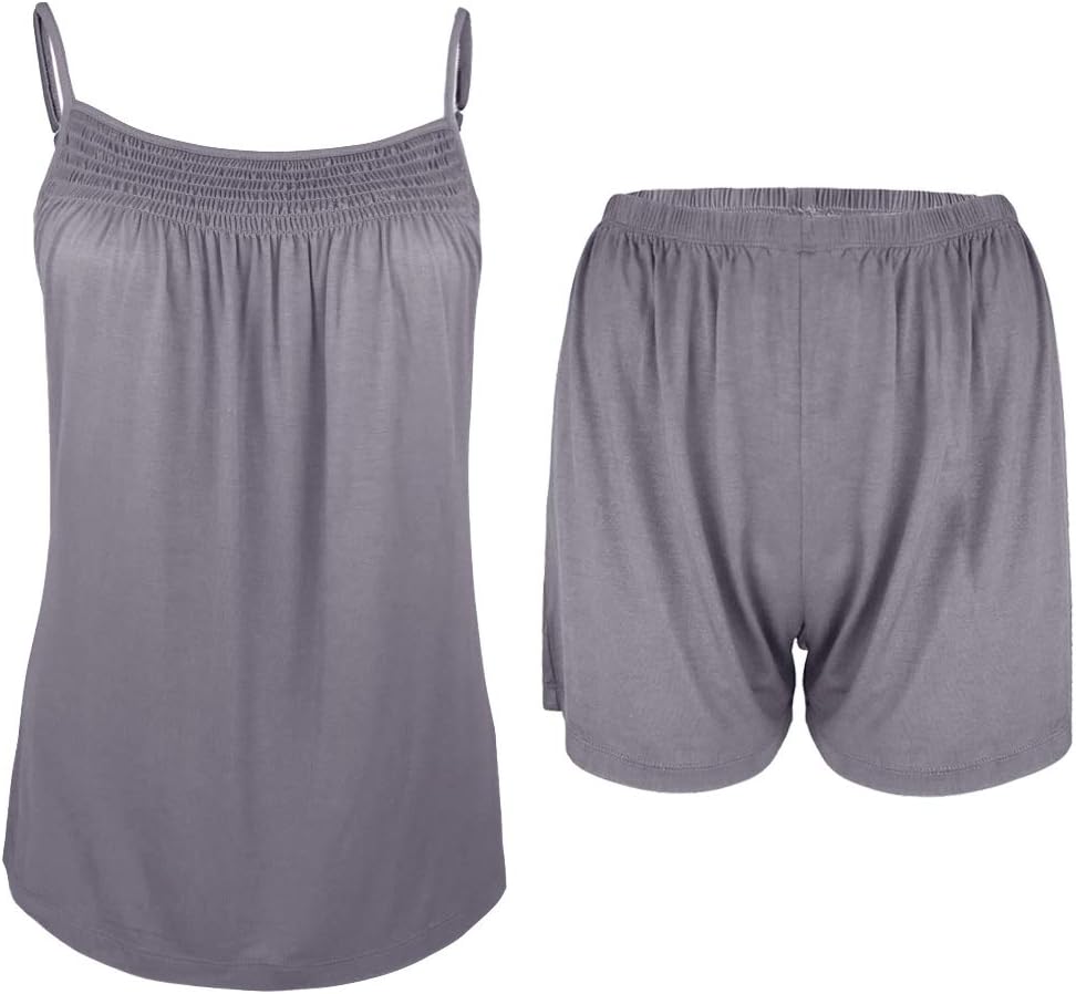 Sleepy Time Women's Bamboo Pajamas, Night Sweat Moisture Wicking Sleepwear -Summer Style