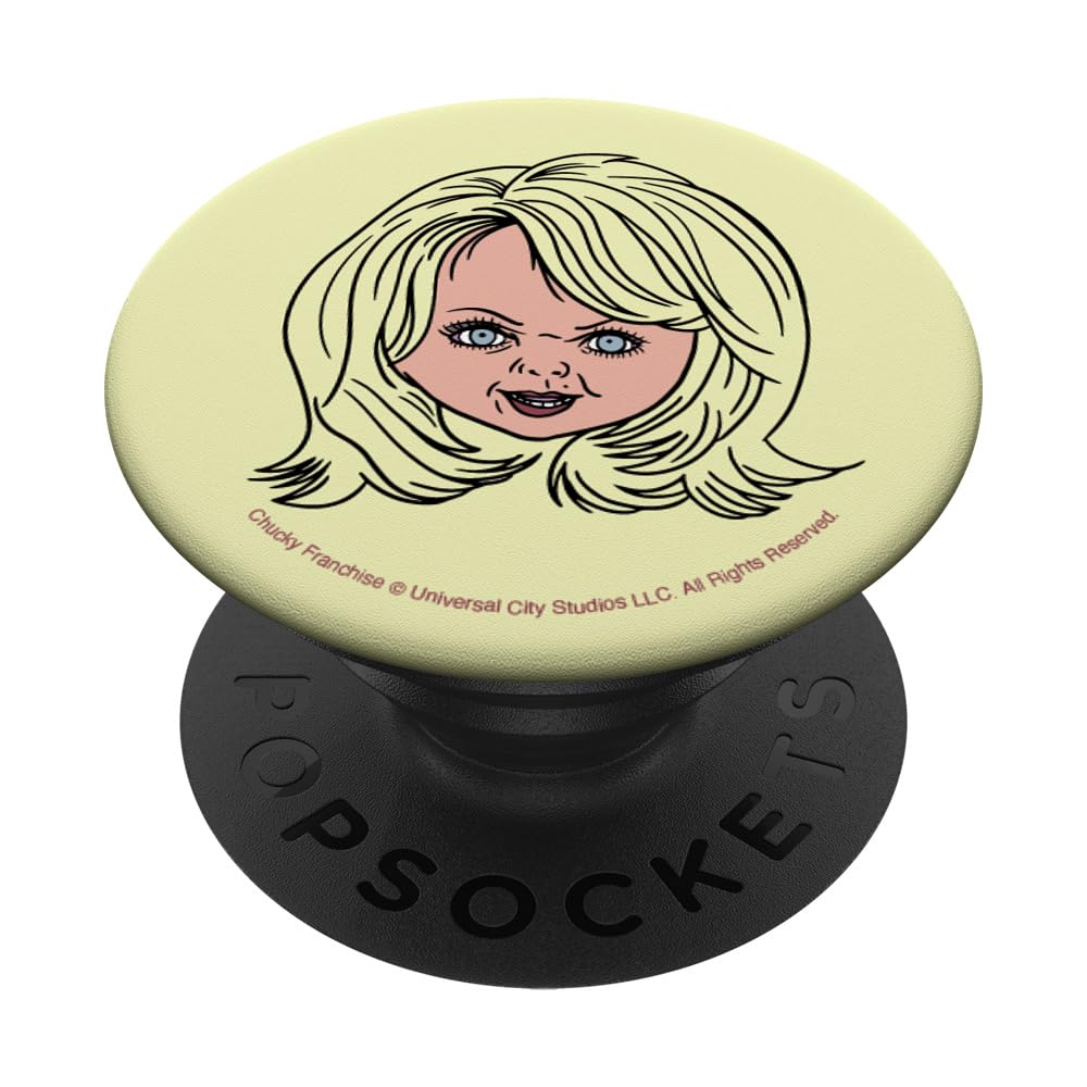 Chucky Tiffany Big Face Portrait PopSockets Swappable PopGrip