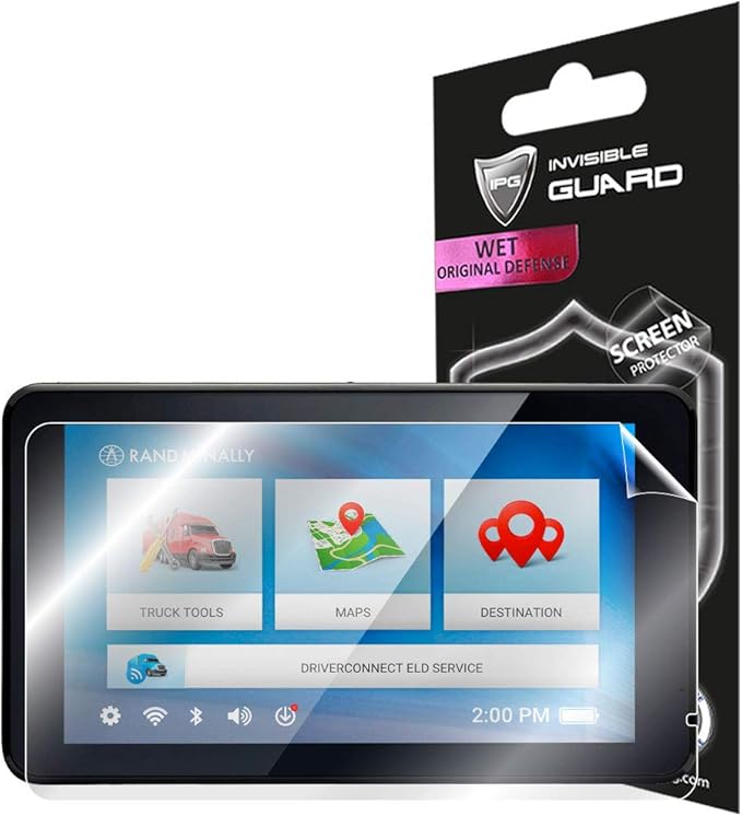Ipg For Rand Mcnally Tnd 740 750 Intelliroute Truck 7 Navigation Screen Protector Invisible Ultra Hd Clear Film Anti Scratch Skin Guard Smooth Self Healing Bubble Free Amazon Com