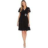 R&M Richards Womens Allegra Cascade Dress