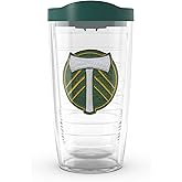 Tervis MLS Portland Timbers - Primary Logo Made in USA Double Walled Insulated Tumbler Travel Cup Keeps Drinks Cold & Hot, 16oz, Classic