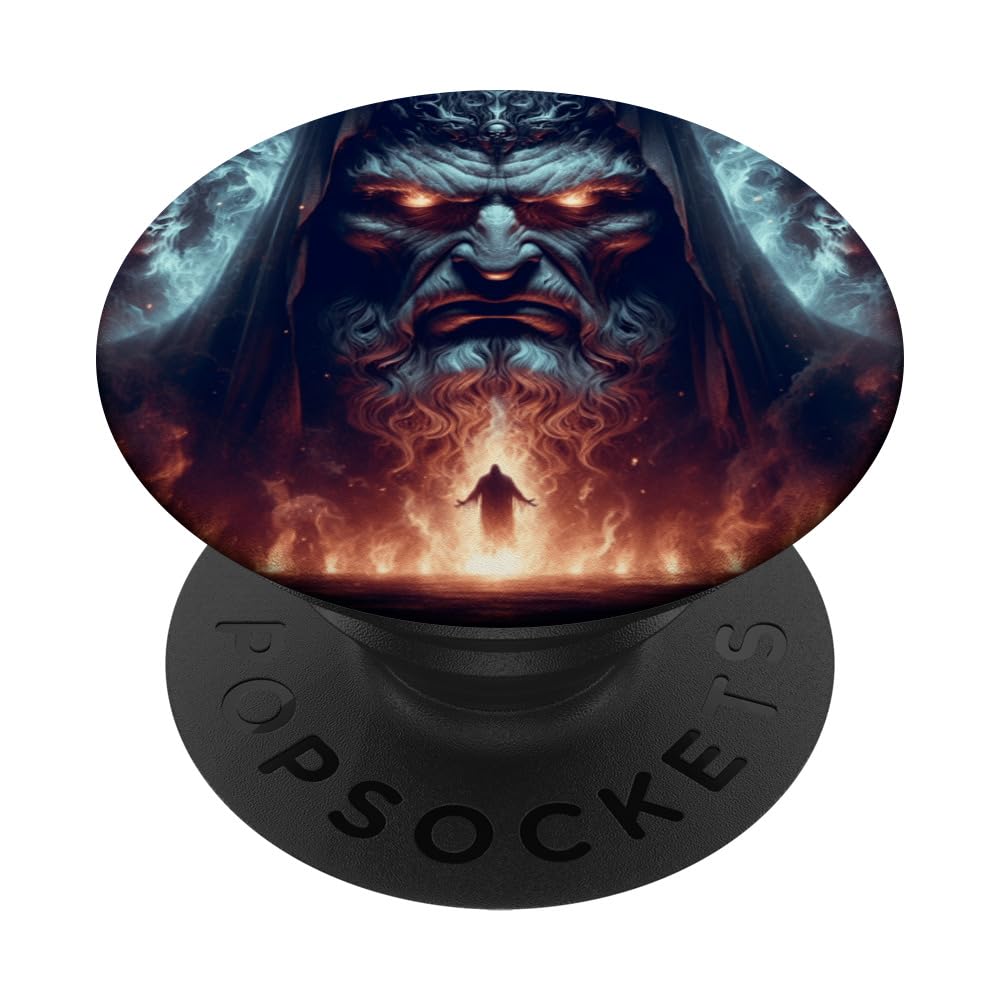 Dark Fantasy Hades God Of Hell Death Dead Greek Myth Design PopSockets Swappable PopGrip