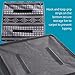 High Road CargoCube Trunk and Car Organizer Bins with Leakproof Lining - Set of 2 (1 Black/1 Baja)