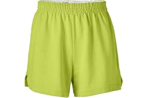Soffe Girls' Authentic Cheer Shorts – Soft Cotton Blend Gym Shorts for Cheerleading, Dance, Running, Fitness, & Casual Wear