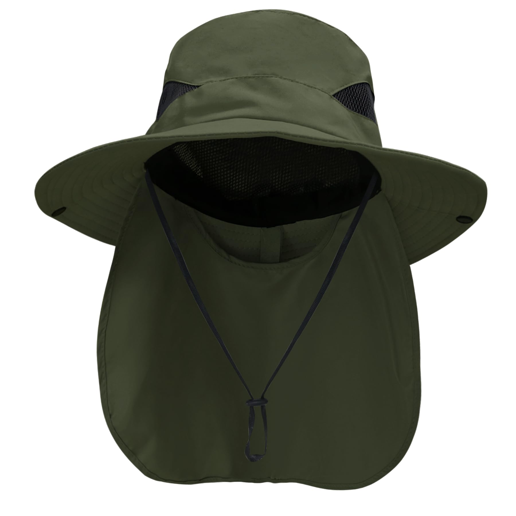 NPQQUAN Sun Hats for Men Women with Neck Flap UPF