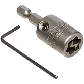 2 each: Isomax Screw Remover/Installer (88246) | M2 High-Speed Steel, 1/4" Hex Shank, Removes One-Way Security Screws, Stripped Bolts and Rounded Nuts