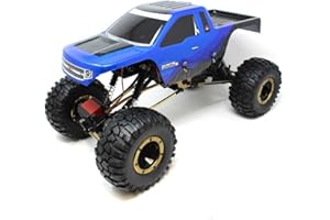 Redcat Racing Everest-10 Electric Rock Crawler with Waterproof Electronics, 2.4Ghz Radio Control (1/10 Scale), Blue/Black