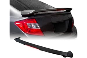 AKKON - for [Paintable] 2012 2013 Honda Civic 4DR Sedan Rear Trunk Lip Spoiler Wing W/LED Brake Light