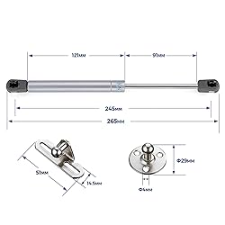 Ravinte Hardware 6 PCS Gas Struts for Cabinet 10